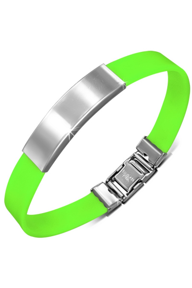 Unisex apyrankė su plieno dekoracija